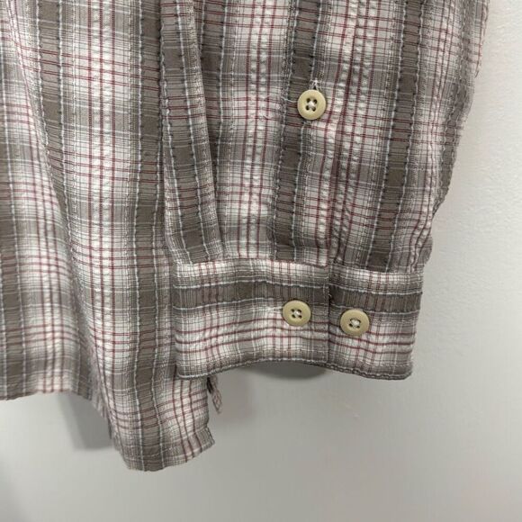 Patagonia Long Sleeve Plaid Button Down M - Picture 4 of 7